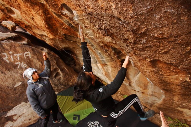 Bouldering in Hueco Tanks on 12/19/2019 with Blue Lizard Climbing and Yoga

Filename: SRM_20191219_1220440.jpg
Aperture: f/4.5
Shutter Speed: 1/200
Body: Canon EOS-1D Mark II
Lens: Canon EF 16-35mm f/2.8 L