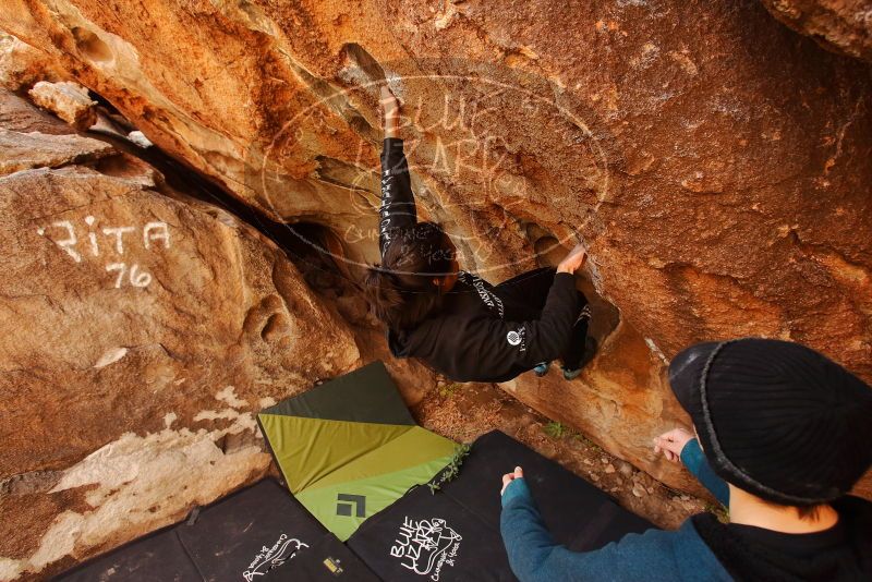 Bouldering in Hueco Tanks on 12/19/2019 with Blue Lizard Climbing and Yoga

Filename: SRM_20191219_1229470.jpg
Aperture: f/4.5
Shutter Speed: 1/250
Body: Canon EOS-1D Mark II
Lens: Canon EF 16-35mm f/2.8 L