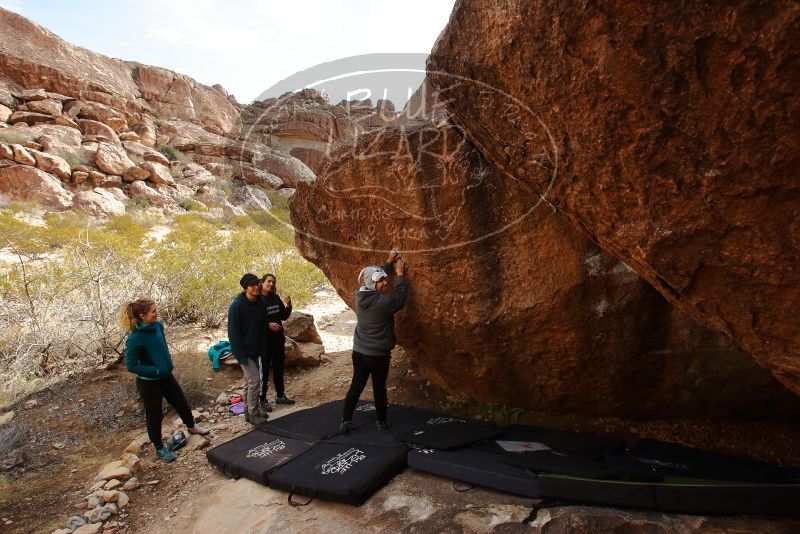 Bouldering in Hueco Tanks on 12/19/2019 with Blue Lizard Climbing and Yoga

Filename: SRM_20191219_1238060.jpg
Aperture: f/9.0
Shutter Speed: 1/250
Body: Canon EOS-1D Mark II
Lens: Canon EF 16-35mm f/2.8 L