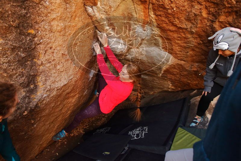 Bouldering in Hueco Tanks on 12/19/2019 with Blue Lizard Climbing and Yoga

Filename: SRM_20191219_1252250.jpg
Aperture: f/3.5
Shutter Speed: 1/250
Body: Canon EOS-1D Mark II
Lens: Canon EF 16-35mm f/2.8 L
