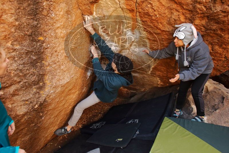 Bouldering in Hueco Tanks on 12/19/2019 with Blue Lizard Climbing and Yoga
Filename: SRM_20191219_1255060.jpg
Aperture: f/3.5
Shutter Speed: 1/250
Body: Canon EOS-1D Mark II
Lens: Canon EF 16-35mm f/2.8 L