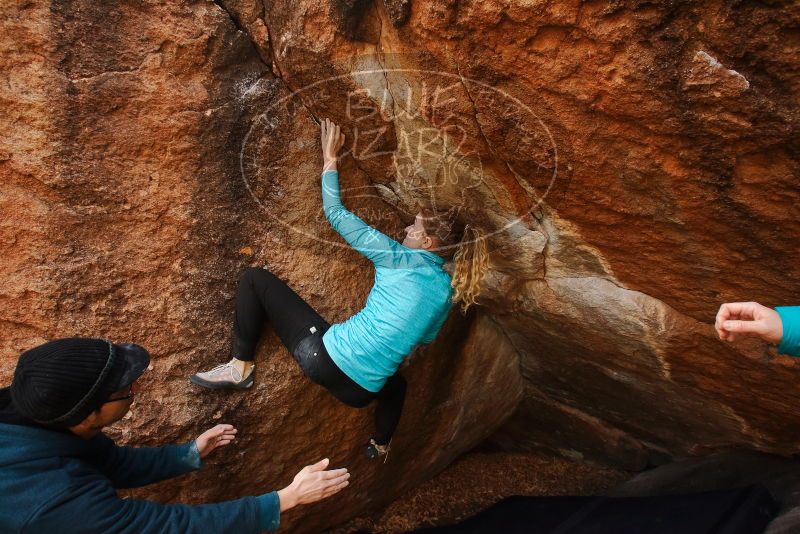 Bouldering in Hueco Tanks on 12/19/2019 with Blue Lizard Climbing and Yoga

Filename: SRM_20191219_1338530.jpg
Aperture: f/5.6
Shutter Speed: 1/250
Body: Canon EOS-1D Mark II
Lens: Canon EF 16-35mm f/2.8 L