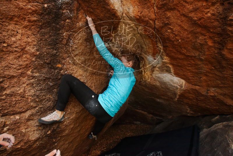 Bouldering in Hueco Tanks on 12/19/2019 with Blue Lizard Climbing and Yoga

Filename: SRM_20191219_1343310.jpg
Aperture: f/6.3
Shutter Speed: 1/250
Body: Canon EOS-1D Mark II
Lens: Canon EF 16-35mm f/2.8 L