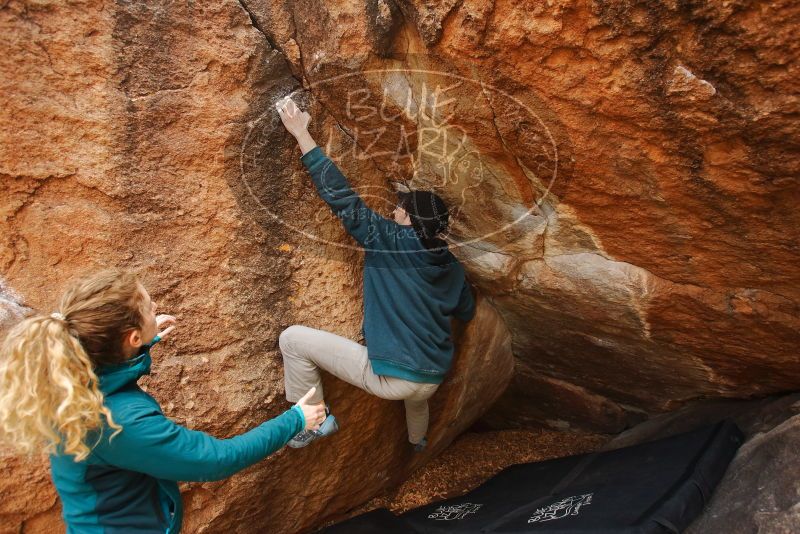 Bouldering in Hueco Tanks on 12/19/2019 with Blue Lizard Climbing and Yoga

Filename: SRM_20191219_1344330.jpg
Aperture: f/4.5
Shutter Speed: 1/250
Body: Canon EOS-1D Mark II
Lens: Canon EF 16-35mm f/2.8 L