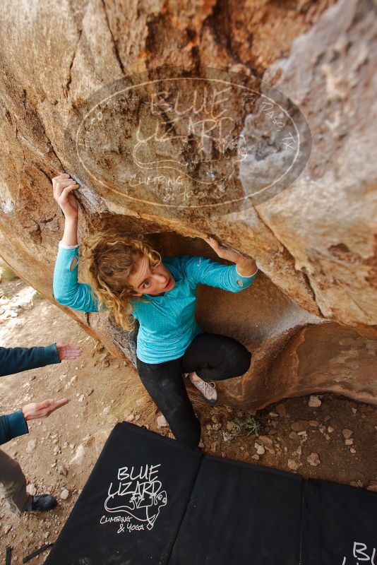 Bouldering in Hueco Tanks on 12/19/2019 with Blue Lizard Climbing and Yoga

Filename: SRM_20191219_1404180.jpg
Aperture: f/5.6
Shutter Speed: 1/250
Body: Canon EOS-1D Mark II
Lens: Canon EF 16-35mm f/2.8 L