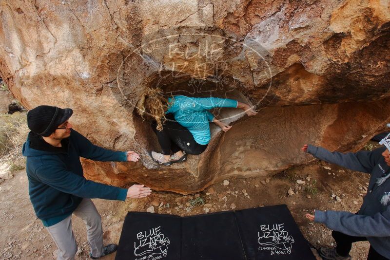 Bouldering in Hueco Tanks on 12/19/2019 with Blue Lizard Climbing and Yoga

Filename: SRM_20191219_1410060.jpg
Aperture: f/6.3
Shutter Speed: 1/250
Body: Canon EOS-1D Mark II
Lens: Canon EF 16-35mm f/2.8 L