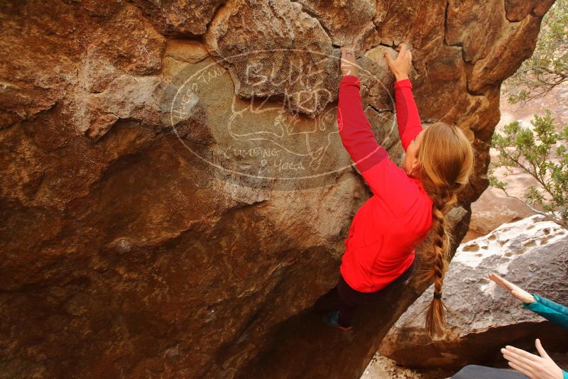 Bouldering in Hueco Tanks on 12/19/2019 with Blue Lizard Climbing and Yoga

Filename: SRM_20191219_1420300.jpg
Aperture: f/5.0
Shutter Speed: 1/250
Body: Canon EOS-1D Mark II
Lens: Canon EF 16-35mm f/2.8 L