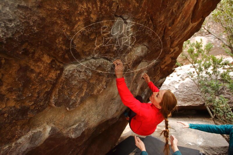 Bouldering in Hueco Tanks on 12/19/2019 with Blue Lizard Climbing and Yoga
Filename: SRM_20191219_1425481.jpg
Aperture: f/4.5
Shutter Speed: 1/250
Body: Canon EOS-1D Mark II
Lens: Canon EF 16-35mm f/2.8 L