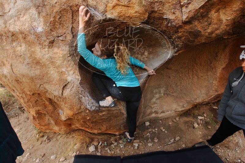 Bouldering in Hueco Tanks on 12/19/2019 with Blue Lizard Climbing and Yoga
Filename: SRM_20191219_1525370.jpg
Aperture: f/5.0
Shutter Speed: 1/250
Body: Canon EOS-1D Mark II
Lens: Canon EF 16-35mm f/2.8 L