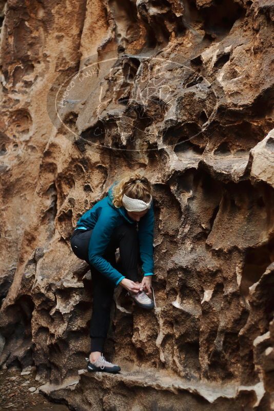 Bouldering in Hueco Tanks on 12/19/2019 with Blue Lizard Climbing and Yoga

Filename: SRM_20191219_1648370.jpg
Aperture: f/2.5
Shutter Speed: 1/100
Body: Canon EOS-1D Mark II
Lens: Canon EF 50mm f/1.8 II