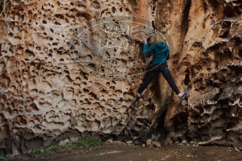 Bouldering in Hueco Tanks on 12/19/2019 with Blue Lizard Climbing and Yoga
Filename: SRM_20191219_1652270.jpg
Aperture: f/2.8
Shutter Speed: 1/100
Body: Canon EOS-1D Mark II
Lens: Canon EF 50mm f/1.8 II