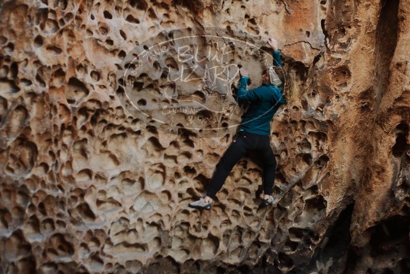 Bouldering in Hueco Tanks on 12/19/2019 with Blue Lizard Climbing and Yoga
Filename: SRM_20191219_1652420.jpg
Aperture: f/2.8
Shutter Speed: 1/100
Body: Canon EOS-1D Mark II
Lens: Canon EF 50mm f/1.8 II