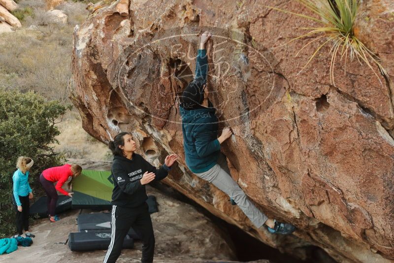 Bouldering in Hueco Tanks on 12/19/2019 with Blue Lizard Climbing and Yoga

Filename: SRM_20191219_1749320.jpg
Aperture: f/2.8
Shutter Speed: 1/320
Body: Canon EOS-1D Mark II
Lens: Canon EF 50mm f/1.8 II