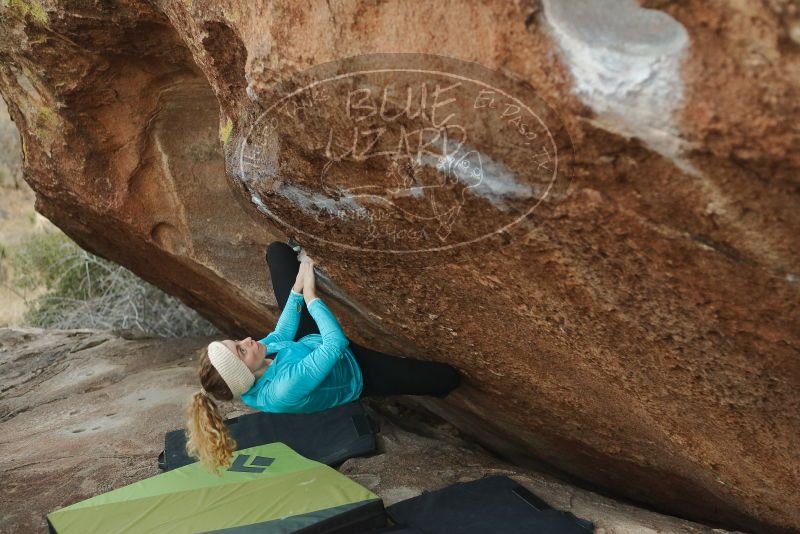 Bouldering in Hueco Tanks on 12/19/2019 with Blue Lizard Climbing and Yoga
Filename: SRM_20191219_1751470.jpg
Aperture: f/2.8
Shutter Speed: 1/250
Body: Canon EOS-1D Mark II
Lens: Canon EF 50mm f/1.8 II
