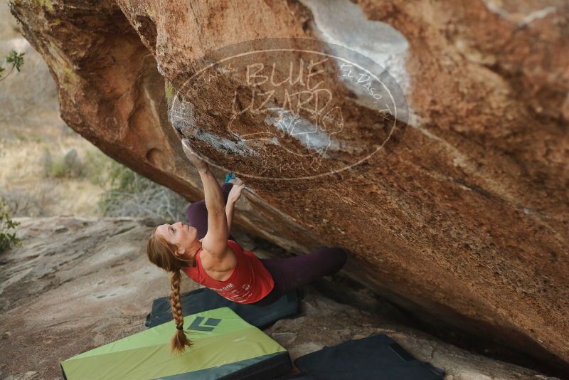 Bouldering in Hueco Tanks on 12/19/2019 with Blue Lizard Climbing and Yoga
Filename: SRM_20191219_1752330.jpg
Aperture: f/2.8
Shutter Speed: 1/250
Body: Canon EOS-1D Mark II
Lens: Canon EF 50mm f/1.8 II
