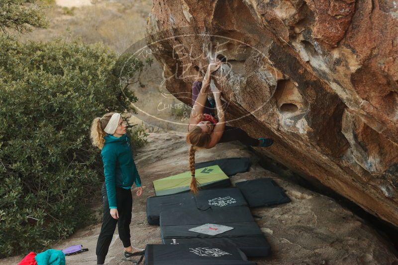 Bouldering in Hueco Tanks on 12/19/2019 with Blue Lizard Climbing and Yoga

Filename: SRM_20191219_1753460.jpg
Aperture: f/3.2
Shutter Speed: 1/250
Body: Canon EOS-1D Mark II
Lens: Canon EF 50mm f/1.8 II