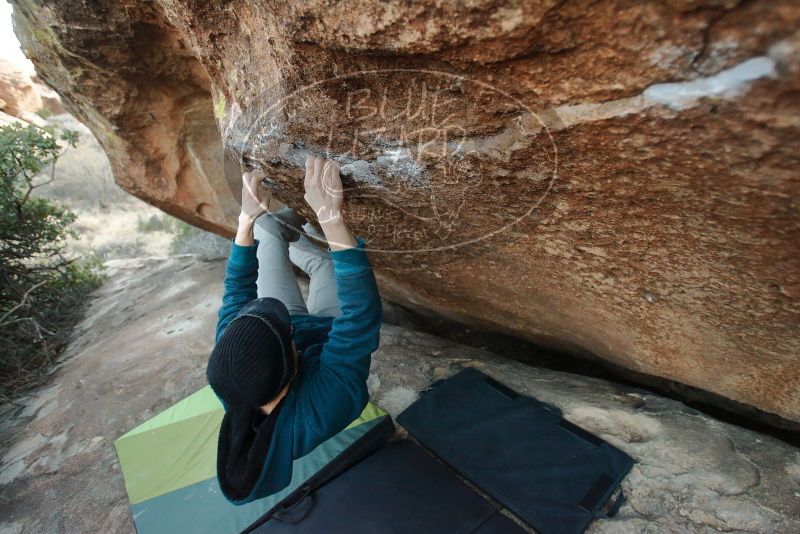 Bouldering in Hueco Tanks on 12/19/2019 with Blue Lizard Climbing and Yoga

Filename: SRM_20191219_1804350.jpg
Aperture: f/2.8
Shutter Speed: 1/160
Body: Canon EOS-1D Mark II
Lens: Canon EF 16-35mm f/2.8 L