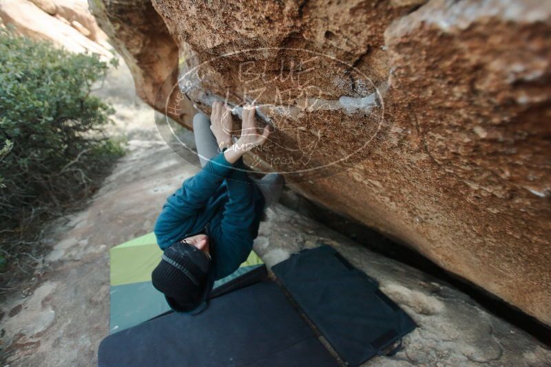 Bouldering in Hueco Tanks on 12/19/2019 with Blue Lizard Climbing and Yoga
Filename: SRM_20191219_1804370.jpg
Aperture: f/2.8
Shutter Speed: 1/160
Body: Canon EOS-1D Mark II
Lens: Canon EF 16-35mm f/2.8 L