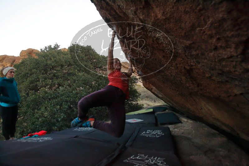 Bouldering in Hueco Tanks on 12/19/2019 with Blue Lizard Climbing and Yoga
Filename: SRM_20191219_1812156.jpg
Aperture: f/3.5
Shutter Speed: 1/250
Body: Canon EOS-1D Mark II
Lens: Canon EF 16-35mm f/2.8 L