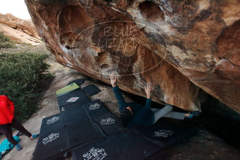 Bouldering in Hueco Tanks on 12/19/2019 with Blue Lizard Climbing and Yoga

Filename: SRM_20191219_1813281.jpg
Aperture: f/3.2
Shutter Speed: 1/250
Body: Canon EOS-1D Mark II
Lens: Canon EF 16-35mm f/2.8 L