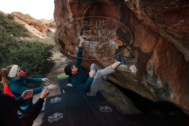 Bouldering in Hueco Tanks on 12/19/2019 with Blue Lizard Climbing and Yoga

Filename: SRM_20191219_1814210.jpg
Aperture: f/3.5
Shutter Speed: 1/250
Body: Canon EOS-1D Mark II
Lens: Canon EF 16-35mm f/2.8 L