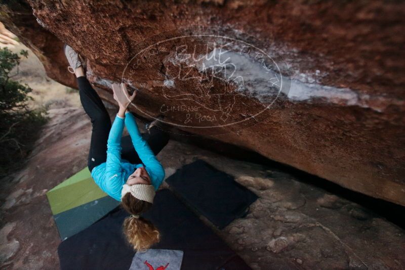 Bouldering in Hueco Tanks on 12/19/2019 with Blue Lizard Climbing and Yoga

Filename: SRM_20191219_1817490.jpg
Aperture: f/2.8
Shutter Speed: 1/200
Body: Canon EOS-1D Mark II
Lens: Canon EF 16-35mm f/2.8 L