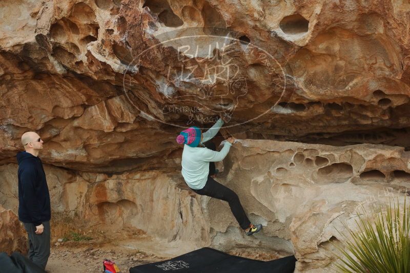 Bouldering in Hueco Tanks on 12/23/2019 with Blue Lizard Climbing and Yoga

Filename: SRM_20191223_1048120.jpg
Aperture: f/4.5
Shutter Speed: 1/500
Body: Canon EOS-1D Mark II
Lens: Canon EF 50mm f/1.8 II