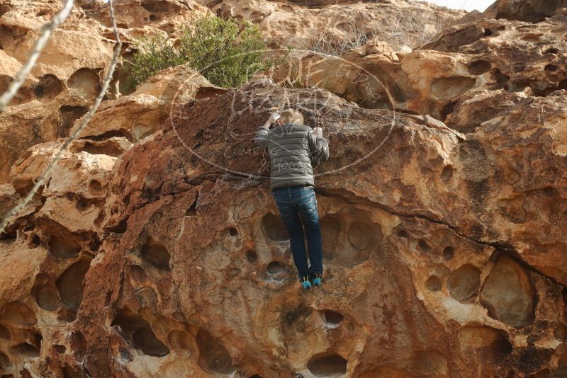 Bouldering in Hueco Tanks on 12/23/2019 with Blue Lizard Climbing and Yoga

Filename: SRM_20191223_1053360.jpg
Aperture: f/6.3
Shutter Speed: 1/500
Body: Canon EOS-1D Mark II
Lens: Canon EF 50mm f/1.8 II