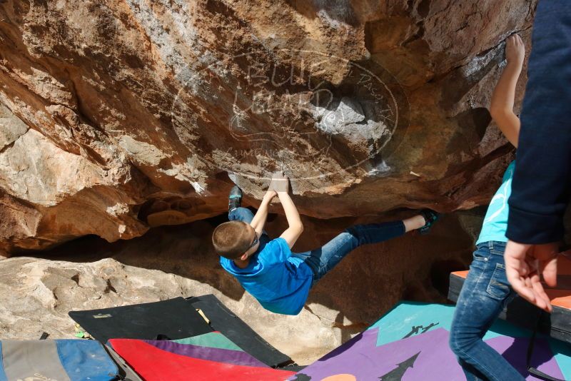Bouldering in Hueco Tanks on 12/23/2019 with Blue Lizard Climbing and Yoga
Filename: SRM_20191223_1140240.jpg
Aperture: f/8.0
Shutter Speed: 1/250
Body: Canon EOS-1D Mark II
Lens: Canon EF 16-35mm f/2.8 L