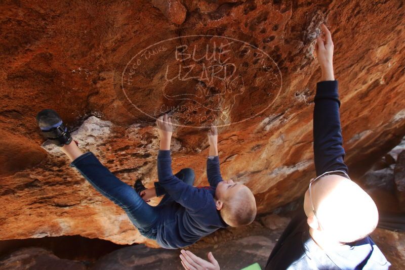 Bouldering in Hueco Tanks on 12/23/2019 with Blue Lizard Climbing and Yoga

Filename: SRM_20191223_1240120.jpg
Aperture: f/4.5
Shutter Speed: 1/200
Body: Canon EOS-1D Mark II
Lens: Canon EF 16-35mm f/2.8 L