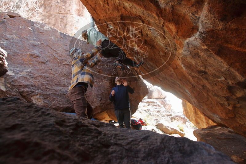Bouldering in Hueco Tanks on 12/23/2019 with Blue Lizard Climbing and Yoga

Filename: SRM_20191223_1353570.jpg
Aperture: f/5.0
Shutter Speed: 1/250
Body: Canon EOS-1D Mark II
Lens: Canon EF 16-35mm f/2.8 L
