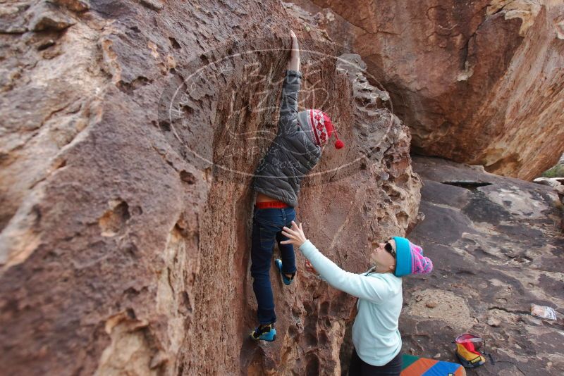Bouldering in Hueco Tanks on 12/23/2019 with Blue Lizard Climbing and Yoga

Filename: SRM_20191223_1423210.jpg
Aperture: f/5.6
Shutter Speed: 1/250
Body: Canon EOS-1D Mark II
Lens: Canon EF 16-35mm f/2.8 L