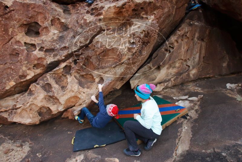 Bouldering in Hueco Tanks on 12/23/2019 with Blue Lizard Climbing and Yoga

Filename: SRM_20191223_1433410.jpg
Aperture: f/5.6
Shutter Speed: 1/250
Body: Canon EOS-1D Mark II
Lens: Canon EF 16-35mm f/2.8 L