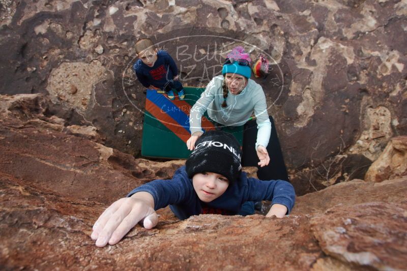 Bouldering in Hueco Tanks on 12/23/2019 with Blue Lizard Climbing and Yoga
Filename: SRM_20191223_1444460.jpg
Aperture: f/6.3
Shutter Speed: 1/250
Body: Canon EOS-1D Mark II
Lens: Canon EF 16-35mm f/2.8 L