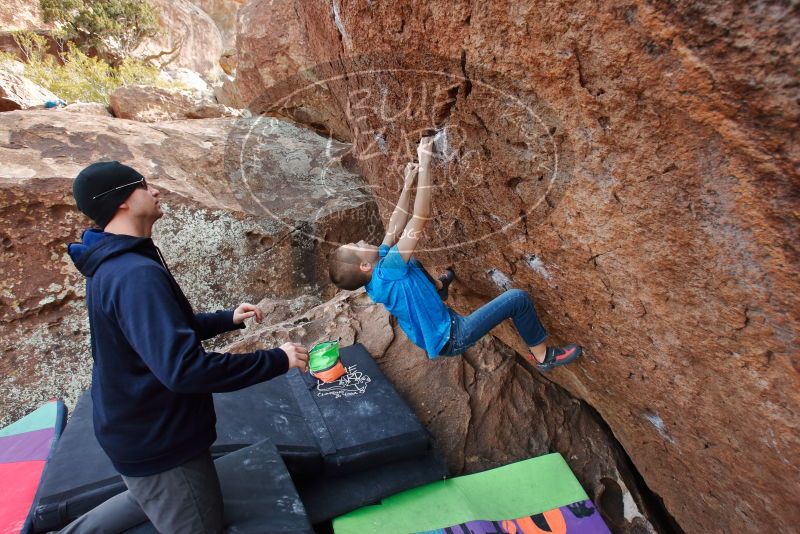 Bouldering in Hueco Tanks on 12/23/2019 with Blue Lizard Climbing and Yoga
Filename: SRM_20191223_1451160.jpg
Aperture: f/5.6
Shutter Speed: 1/250
Body: Canon EOS-1D Mark II
Lens: Canon EF 16-35mm f/2.8 L
