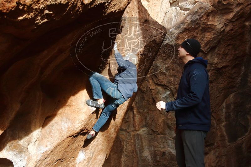 Bouldering in Hueco Tanks on 12/23/2019 with Blue Lizard Climbing and Yoga

Filename: SRM_20191223_1602450.jpg
Aperture: f/7.1
Shutter Speed: 1/250
Body: Canon EOS-1D Mark II
Lens: Canon EF 16-35mm f/2.8 L
