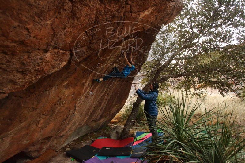 Bouldering in Hueco Tanks on 12/23/2019 with Blue Lizard Climbing and Yoga
Filename: SRM_20191223_1757100.jpg
Aperture: f/4.0
Shutter Speed: 1/200
Body: Canon EOS-1D Mark II
Lens: Canon EF 16-35mm f/2.8 L