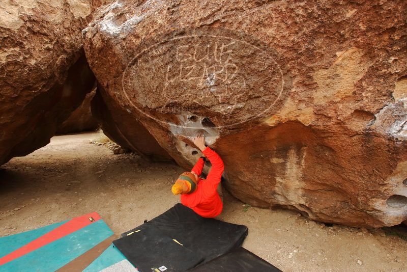 Bouldering in Hueco Tanks on 12/24/2019 with Blue Lizard Climbing and Yoga
Filename: SRM_20191224_1136550.jpg
Aperture: f/5.0
Shutter Speed: 1/250
Body: Canon EOS-1D Mark II
Lens: Canon EF 16-35mm f/2.8 L