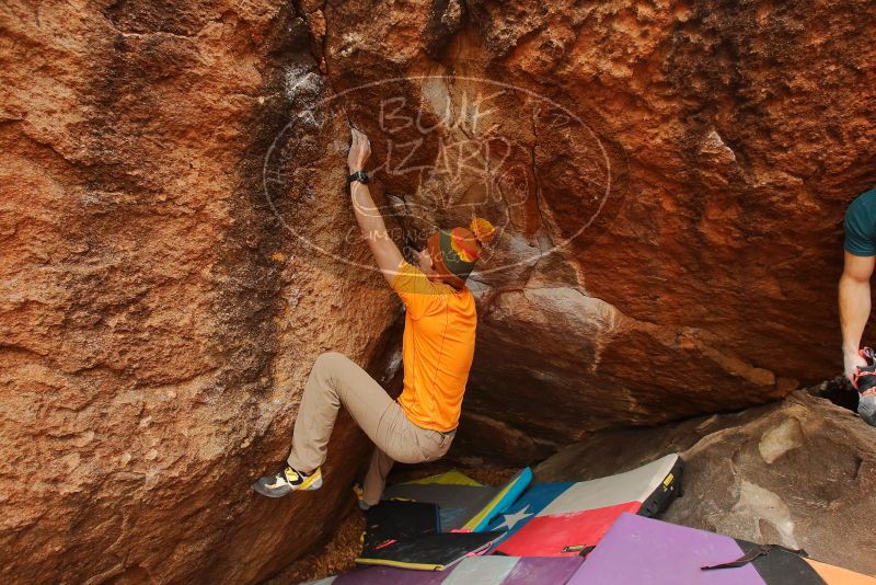 Bouldering in Hueco Tanks on 12/24/2019 with Blue Lizard Climbing and Yoga

Filename: SRM_20191224_1233540.jpg
Aperture: f/5.6
Shutter Speed: 1/250
Body: Canon EOS-1D Mark II
Lens: Canon EF 16-35mm f/2.8 L