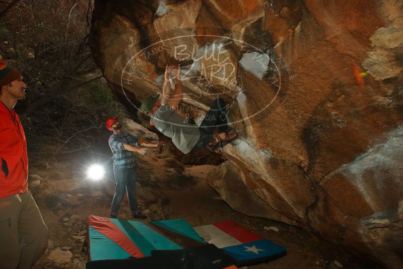 Bouldering in Hueco Tanks on 12/24/2019 with Blue Lizard Climbing and Yoga

Filename: SRM_20191224_1412320.jpg
Aperture: f/8.0
Shutter Speed: 1/250
Body: Canon EOS-1D Mark II
Lens: Canon EF 16-35mm f/2.8 L