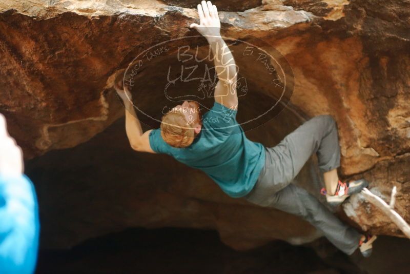 Bouldering in Hueco Tanks on 12/24/2019 with Blue Lizard Climbing and Yoga

Filename: SRM_20191224_1518280.jpg
Aperture: f/2.5
Shutter Speed: 1/250
Body: Canon EOS-1D Mark II
Lens: Canon EF 50mm f/1.8 II
