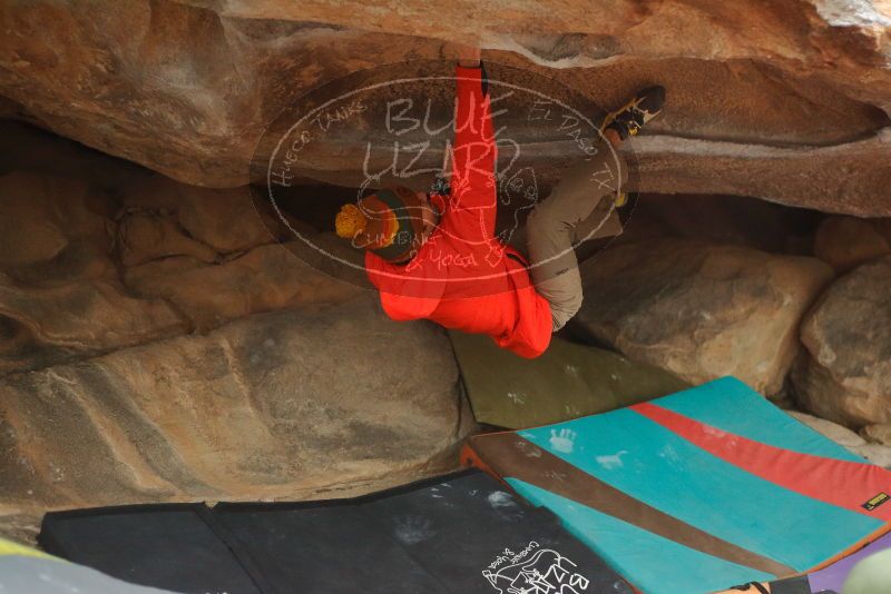 Bouldering in Hueco Tanks on 12/24/2019 with Blue Lizard Climbing and Yoga

Filename: SRM_20191224_1640090.jpg
Aperture: f/2.5
Shutter Speed: 1/250
Body: Canon EOS-1D Mark II
Lens: Canon EF 50mm f/1.8 II