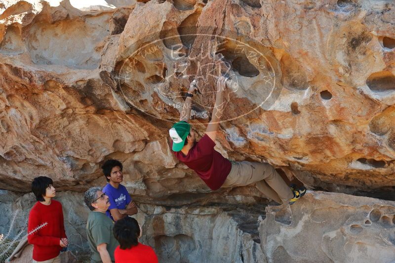 Bouldering in Hueco Tanks on 12/26/2019 with Blue Lizard Climbing and Yoga

Filename: SRM_20191226_1119370.jpg
Aperture: f/4.5
Shutter Speed: 1/250
Body: Canon EOS-1D Mark II
Lens: Canon EF 50mm f/1.8 II