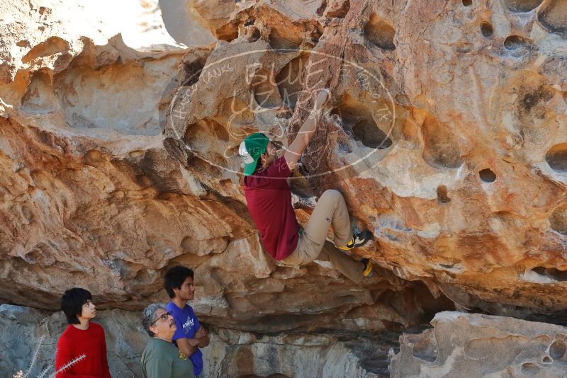 Bouldering in Hueco Tanks on 12/26/2019 with Blue Lizard Climbing and Yoga

Filename: SRM_20191226_1119400.jpg
Aperture: f/4.5
Shutter Speed: 1/250
Body: Canon EOS-1D Mark II
Lens: Canon EF 50mm f/1.8 II