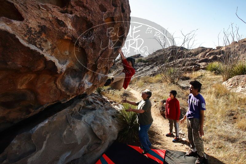Bouldering in Hueco Tanks on 12/26/2019 with Blue Lizard Climbing and Yoga

Filename: SRM_20191226_1132300.jpg
Aperture: f/9.0
Shutter Speed: 1/500
Body: Canon EOS-1D Mark II
Lens: Canon EF 16-35mm f/2.8 L