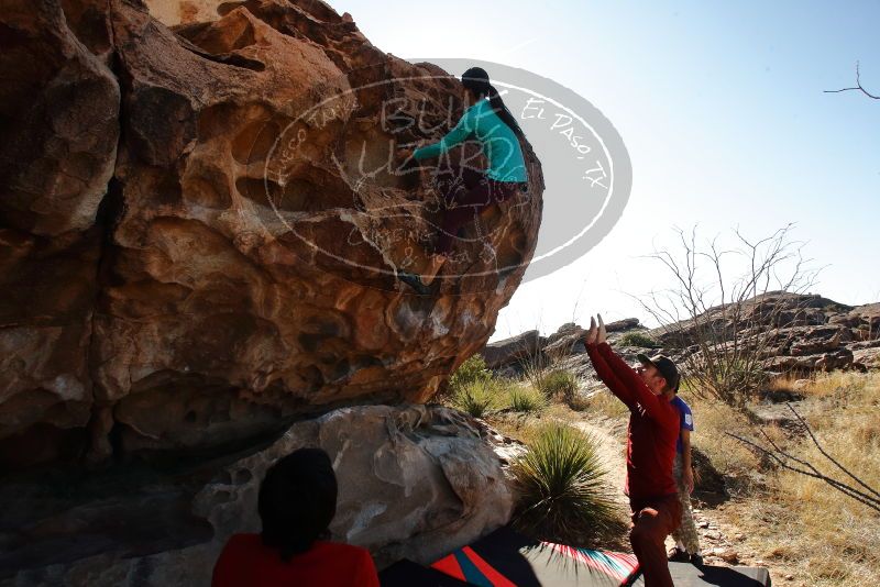 Bouldering in Hueco Tanks on 12/26/2019 with Blue Lizard Climbing and Yoga

Filename: SRM_20191226_1150450.jpg
Aperture: f/9.0
Shutter Speed: 1/320
Body: Canon EOS-1D Mark II
Lens: Canon EF 16-35mm f/2.8 L