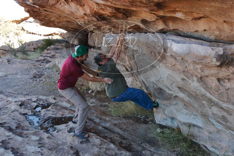 Bouldering in Hueco Tanks on 12/26/2019 with Blue Lizard Climbing and Yoga
Filename: SRM_20191226_1150530.jpg
Aperture: f/4.5
Shutter Speed: 1/320
Body: Canon EOS-1D Mark II
Lens: Canon EF 16-35mm f/2.8 L