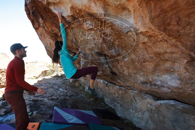 Bouldering in Hueco Tanks on 12/26/2019 with Blue Lizard Climbing and Yoga
Filename: SRM_20191226_1157180.jpg
Aperture: f/6.3
Shutter Speed: 1/320
Body: Canon EOS-1D Mark II
Lens: Canon EF 16-35mm f/2.8 L