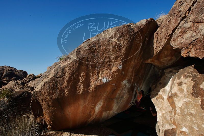 Bouldering in Hueco Tanks on 12/26/2019 with Blue Lizard Climbing and Yoga
Filename: SRM_20191226_1348410.jpg
Aperture: f/9.0
Shutter Speed: 1/250
Body: Canon EOS-1D Mark II
Lens: Canon EF 16-35mm f/2.8 L