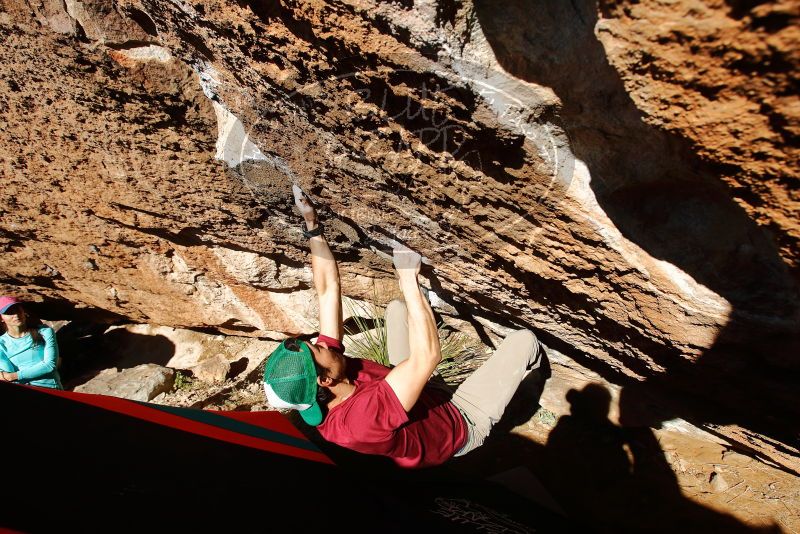 Bouldering in Hueco Tanks on 12/26/2019 with Blue Lizard Climbing and Yoga

Filename: SRM_20191226_1509390.jpg
Aperture: f/5.6
Shutter Speed: 1/400
Body: Canon EOS-1D Mark II
Lens: Canon EF 16-35mm f/2.8 L